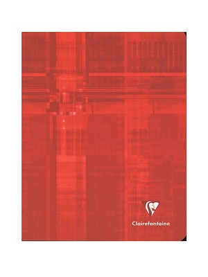 Clairefontaine Classic Staple-Bound Notebooks Ruled With Margin 6 1/2 In. X 8 1/4 In. 48 Sheets [Pac