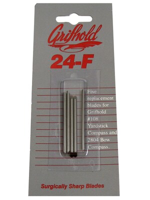 Grifhold 24-F Compass Blades Pack Of 5 [Pack Of 4] (4PK-24-F)