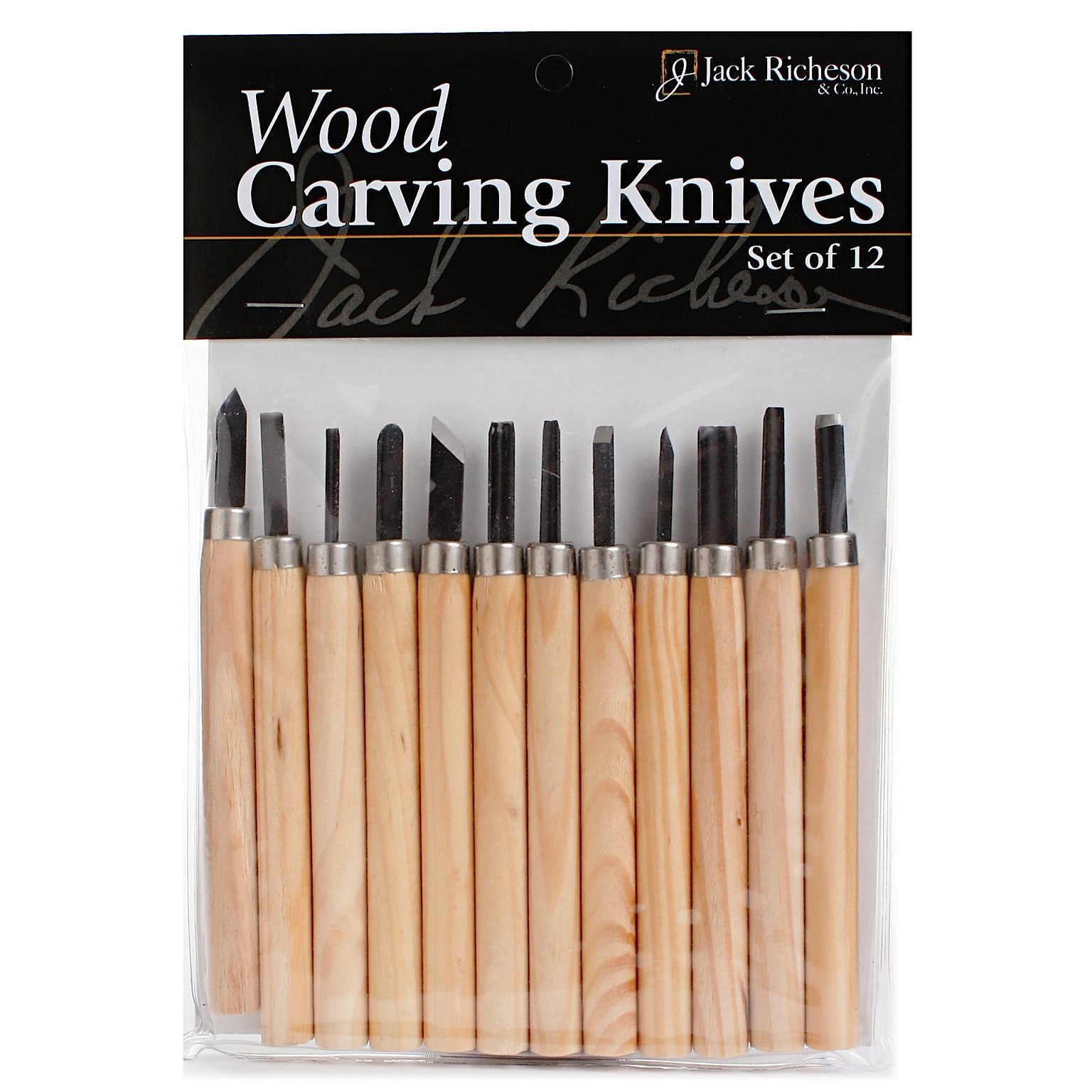 Jack Richeson Wood Carving Tool Set Set Of 12 (400032)