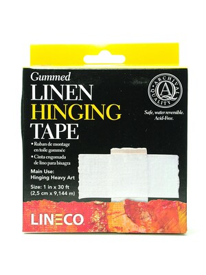Lineco Gummed Linen Tape 1 In. X 30 Ft. (L533-1025)