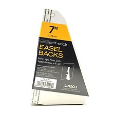 Lineco Self Stick Easel Backs White 7 In. Pack Of 25 [Pack Of 2] (2PK-L328-1230)