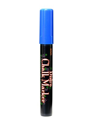 Marvy Uchida Bistro Chalk Markers Blue Broad Point [Pack Of 6] (6PK-480S-3)