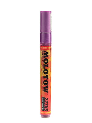 Molotow One4All Acrylic Paint Markers, Assorted Tips, Metallic Pink, 3/Pack (00094)
