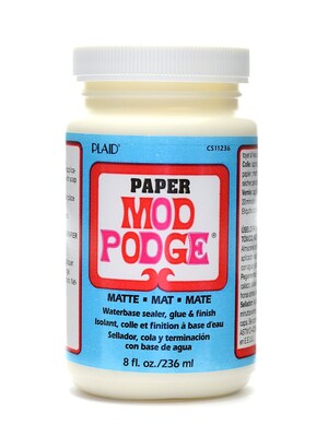 Plaid Mod Podge Medium Formulas Paper Matte 8 Oz. [Pack Of 2] (2PK-CS11236)
