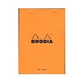 Rhodia Classic French Paper Pads Blank 6 In. X 8 1/4 In. Orange [Pack Of 4] (4PK-16000)
