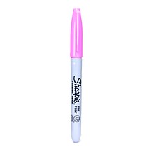 Sharpie Permanent Markers, Fine Tip, Pink, 24/Pack (70849-PK24)