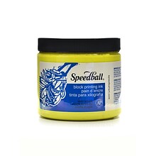 Speedball Block Printing Water Soluble Ink Yellow 16 Oz. (3705)