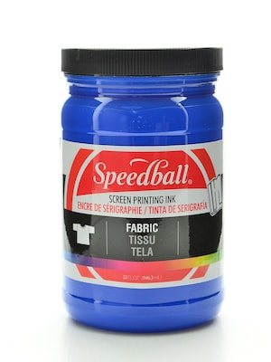 Speedball Fabric Screen Printing Ink Blue 32 Oz. (4602)