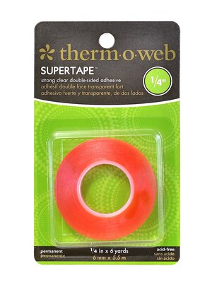 Therm O Web Super Tape, 1/4 x 6 yds., 4 Rolls/Pack (4PK-4101)