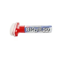 Zig Posterman Biggie Waterproof Markers, Broad Tip, Red, 2/Pack (69105)