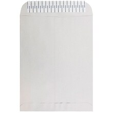 JAM Paper Peel & Seal Open End #13 Catalog Envelope, 10 x 13, Grey, 1000/Carton (12931116B)