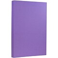 JAM Paper® 8 1/2 x 14 Legal Size Recycled Cardstock, Brite Hue Violet Purple, 50/Pack (16730933)