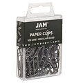 JAM Paper Small Paper Clips, Grey, 100/Pack (21830626)