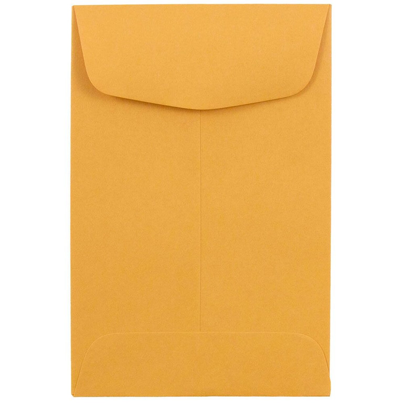 JAM Paper #4 Coin Envelope, 3 x 4 1/2, Brown Kraft, 100/Pack (356731206B)