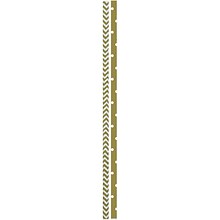 JAM Paper® Color Paper Straws, 7 3/4 x 1/4, Gold Stripes and Dots, 24/Pack (52662006968)