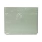 JAM Paper® Plastic 3 Hole Punch Binder Envelopes, Hook & Loop Closure, 1" Expansion, Clear, 12/Pack