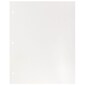 JAM Paper® Laminated Glossy 3 Hole Punch Two-Pocket School Folders, White, 6/Pack (385GHPWHA)