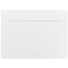 JAM Paper® 5.5 x 7.5 Booklet Commercial Envelopes, White, 50/Pack (4235H)