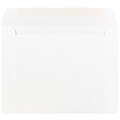 JAM Paper® 5.5 x 7.5 Booklet Commercial Envelopes, White, 50/Pack (4235H)