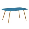 Convenience Concepts Inc. Oslo Coffee Table Coffee Blue (203583BE)