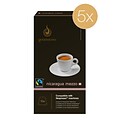 Gourmesso  Nicaragua Mezzo Espresso Coffee, Medium Roast, 10 Capsules/Box, 5 Boxes/Pack (41404)