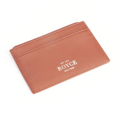 Royce Leather Luxury Credit Card Wallet with RFID Blocking Technology for Identity Protection(RFID-400-TAN)