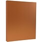 JAM Paper Metallic Colored 8.5" x 11" Copy Paper, 32 lbs., Copper Stardream, 25 Sheets/Pack (173SD8511CO120B)