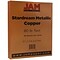 JAM Paper Metallic Colored 8.5 x 11 Copy Paper, 32 lbs., Copper Stardream, 25 Sheets/Pack (173SD85