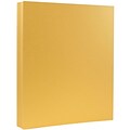 JAM Paper Metallic Colored Paper, 32 lbs., 8.5 x 11, Gold Stardream, 25 Sheets/Pack (173SD8511GO12