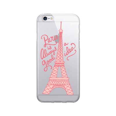OTM Essentials Artist Prints Paris Always A Good Idea Pink iPhone 6/6s (OP-IP6V1CLR-ART02-32)