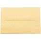 JAM Paper A8 Parchment Invitation Envelopes, 5.5 x 8.125, Antique Gold Recycled, 25/Pack (16009)