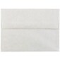 JAM Paper A6 Parchment Invitation Envelopes, 4.75" x 6.5", Pewter Grey Recycled, 25/Pack (35170)