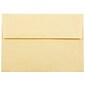 JAM Paper A7 Parchment Invitation Envelopes, 5.25 x 7.25, Antique Gold Recycled, 25/Pack (78758)
