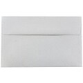 JAM Paper A10 Passport Invitation Envelopes, 6 x 9.5, Granite Silver Recycled, 50/Pack (2831490I)