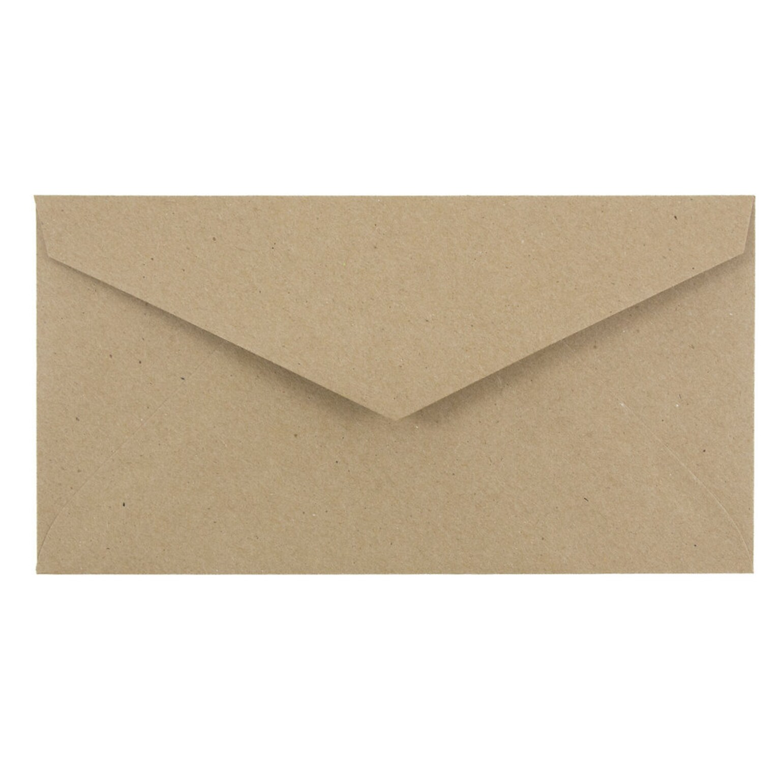 JAM Paper Monarch Open End Invitation Envelope, 3 7/8 x 7 1/2, Brown Kraft, 50/Pack (36317567I)