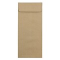 JAM Paper #14 Policy Business Commercial Envelope, 5 x 11 1/2, Brown Kraft Paper Bag, 50/Pack (363