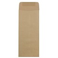 JAM Paper #14 Policy Business Commercial Envelope, 5 x 11 1/2, Brown Kraft Paper Bag, 50/Pack (363