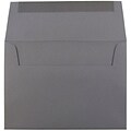 JAM Paper A6 Invitation Envelopes, 4.75 x 6.5, Dark Grey, 25/Pack (36396433)
