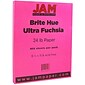 JAM Paper 8.5" x 11" Color Copy Paper, 24 lbs., Ultra Fuchsia Pink, 500 Sheets/Ream (184931B)