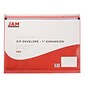 JAM Paper® Plastic Expansion Envelopes with Zip Closure, Letter Booklet, 9.75 x 13, Red, 12/Pack (218Z1RE)