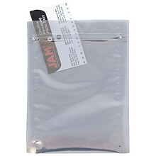 JAM Paper 6 x 8 Open End Catalog Foil Envelopes with Zip Closure, Clear, 25/Pack (3006A58A2)