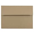 JAM Paper A7 Invitation Envelopes, 5.25 x 7.25, Brown Kraft Paper Bag, Bulk 250/Box (LEKR700H)