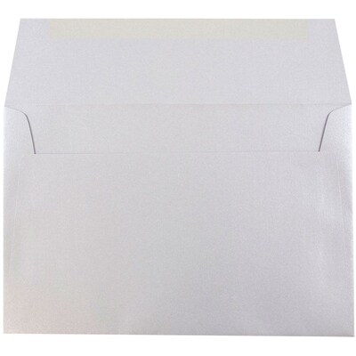JAM Paper A10 Metallic Invitation Envelopes, 6 x 9.5, Stardream Silver, Bulk 250/Box (SD5390 06H)