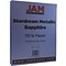 JAM Paper® Metallic Cardstock, 8.5 x 11, 110lb Stardream Metallic Sapphire Blue, 50/pack (173SD8511S