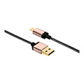 Verbatim® 99220 3.92 USB to Micro USB Data Transfer Cable, Champagne