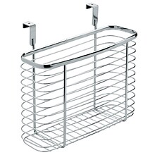 Axis Over the Cabinet Kitchen Storage Organizer Basket, Medium, Chrome (56270)
