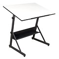 Studio Designs™ 38.25 Steel/Glass Artesia Desk, Black (13344)