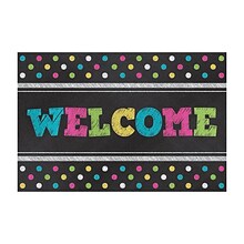 Teacher Created Resources Chalkboard Brights Welcome Postcards, 4x6 30 Per Pack (TCR5838)