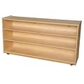 Wood Designs 30H x 58W x 15D Mobile Adjustable Shelf Storage (995832)