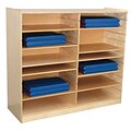 Wood Designs 49H x 53W x 18D Mobile Folding Rest Mat Storage (50400)
